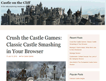 Tablet Screenshot of castleonthecliff.com